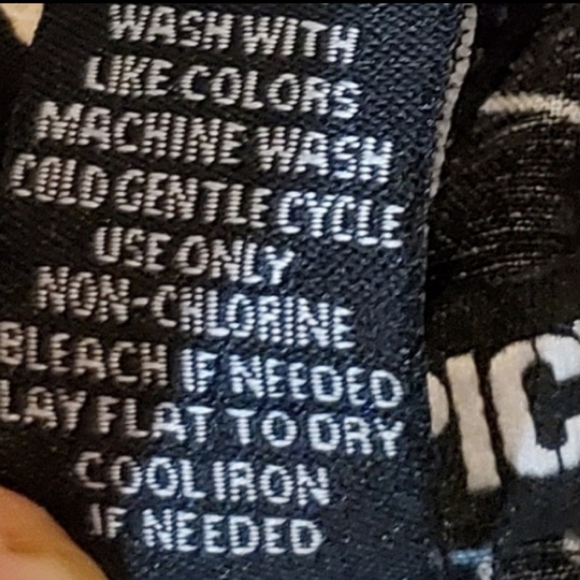 Hot Topic Vintage Black & White Music Note Fit & Flare Dress Size Large - Picture 10 of 11